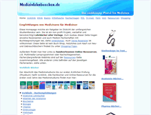 Tablet Screenshot of medizinlehrbuecher.de
